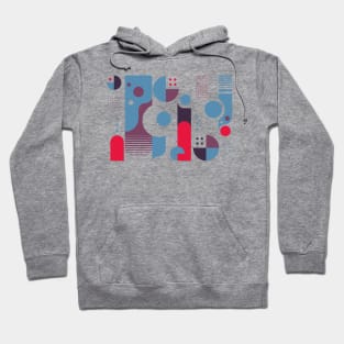 Retro Bauhaus Abstract 2 Hoodie